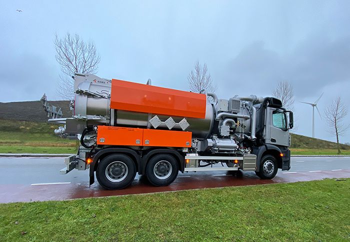 Third KOKS EcoVac vacuum truck for Abis ready for shipment